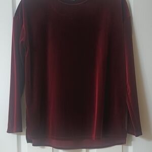 Elegant Velvet Long Sleeve Top